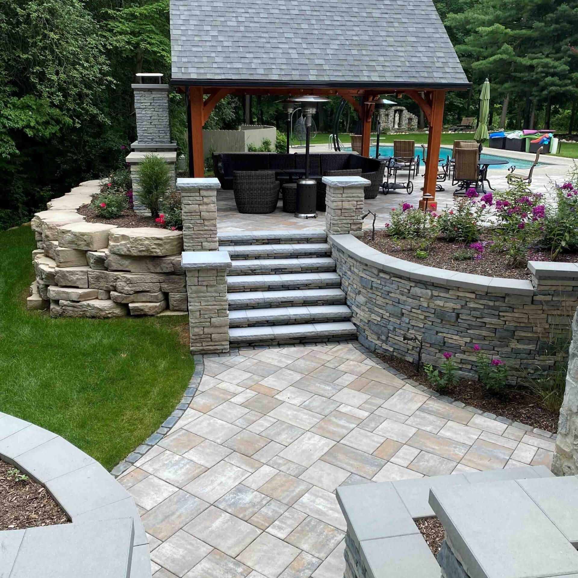 Novi, MI Landscape Installation